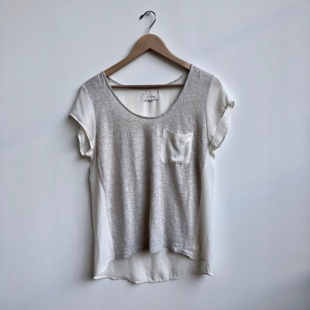 lou & grey | oatmeal pocket tee